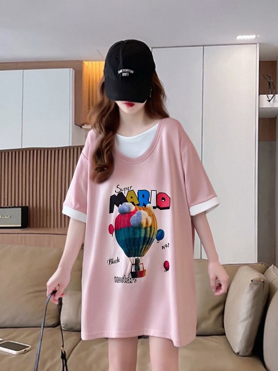 定番シンプル 売り切れ必至 美人度アップ 着回し力抜群 全5色 半袖Tシャツ<S-11376>