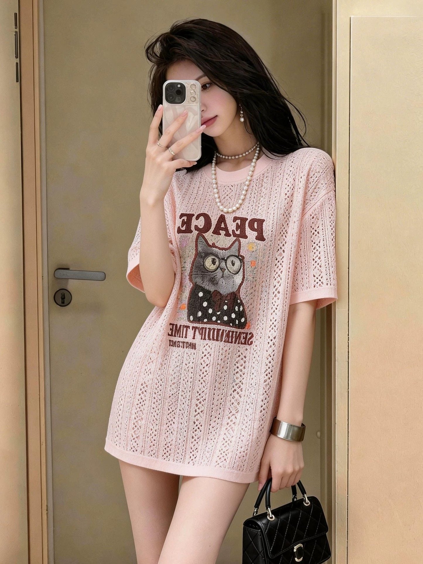 人気トレンド プリント ファッション Tシャツ <S-13205>