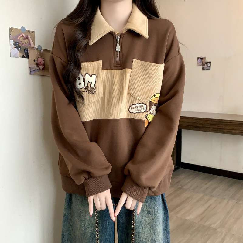 好感度UP オシャレデザイン 都市ファッショ スウェット<S-10328>