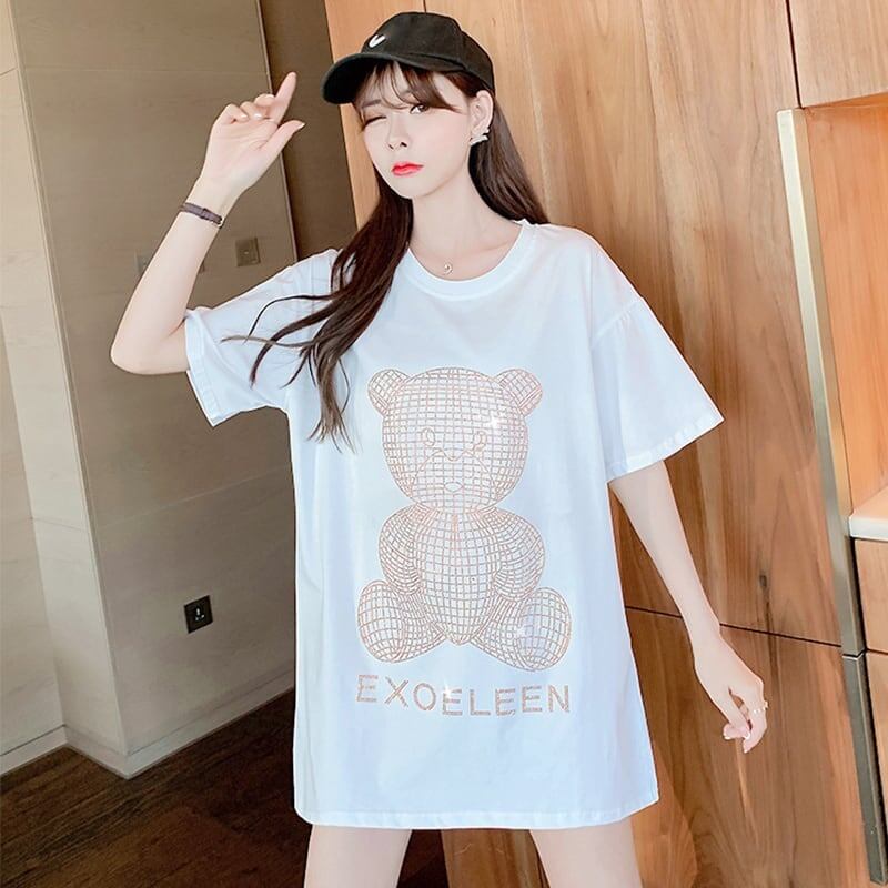 今季大好評 切り替え 着心地抜群 プリント Tシャツ カットソー<S-3483>