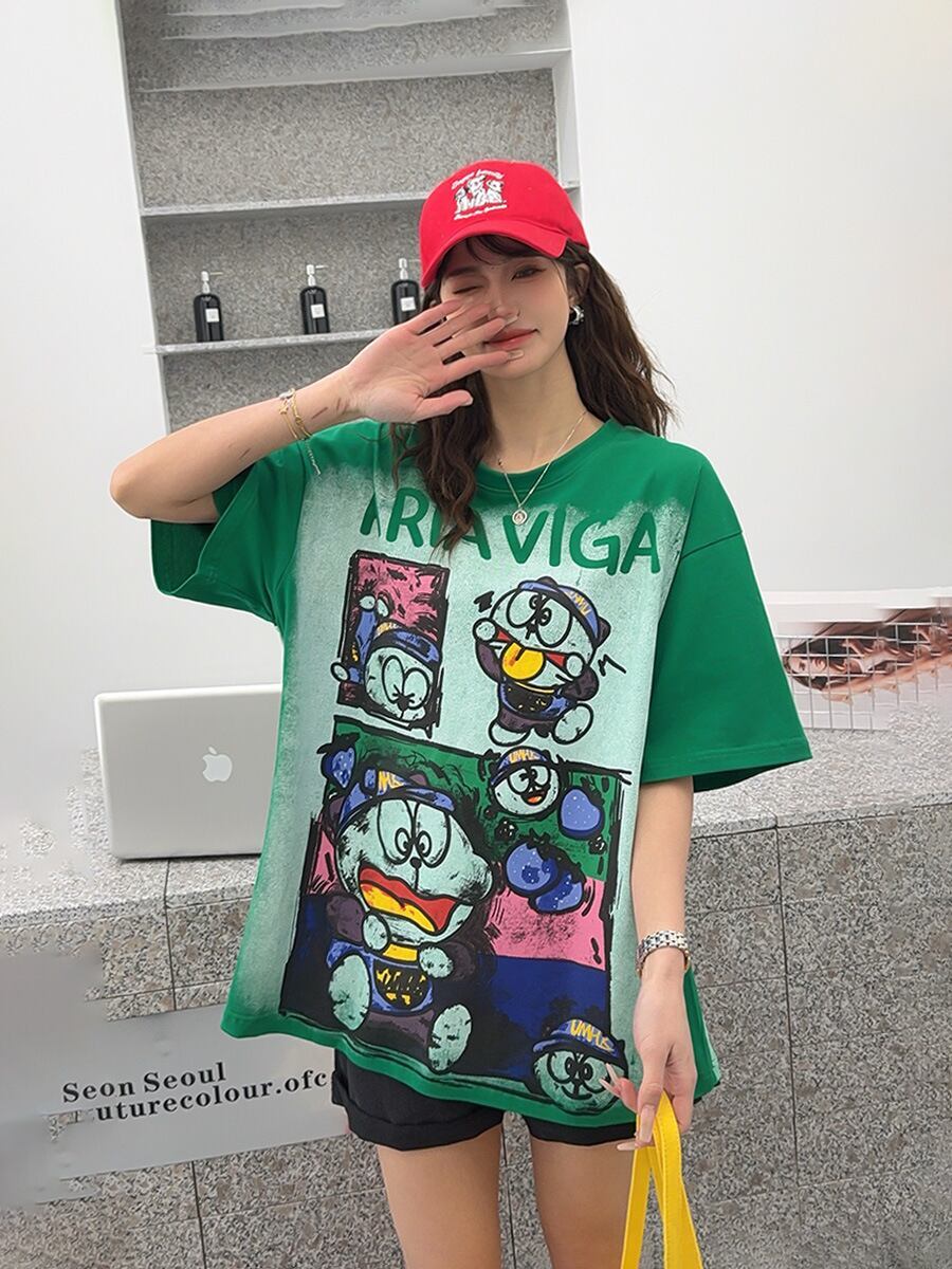 今季マストバイ カジュアル 好感度UP 全4色 半袖 Tシャツ <S-11111>