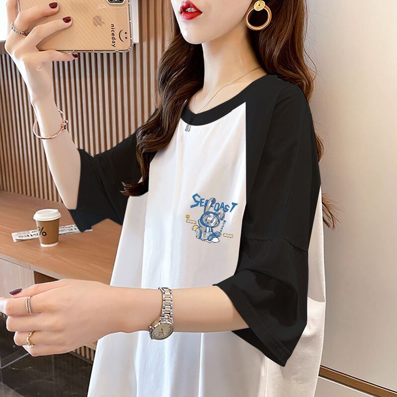 定番シンプル プリント 4色選択可 Tシャツ カットソー<S-8274>