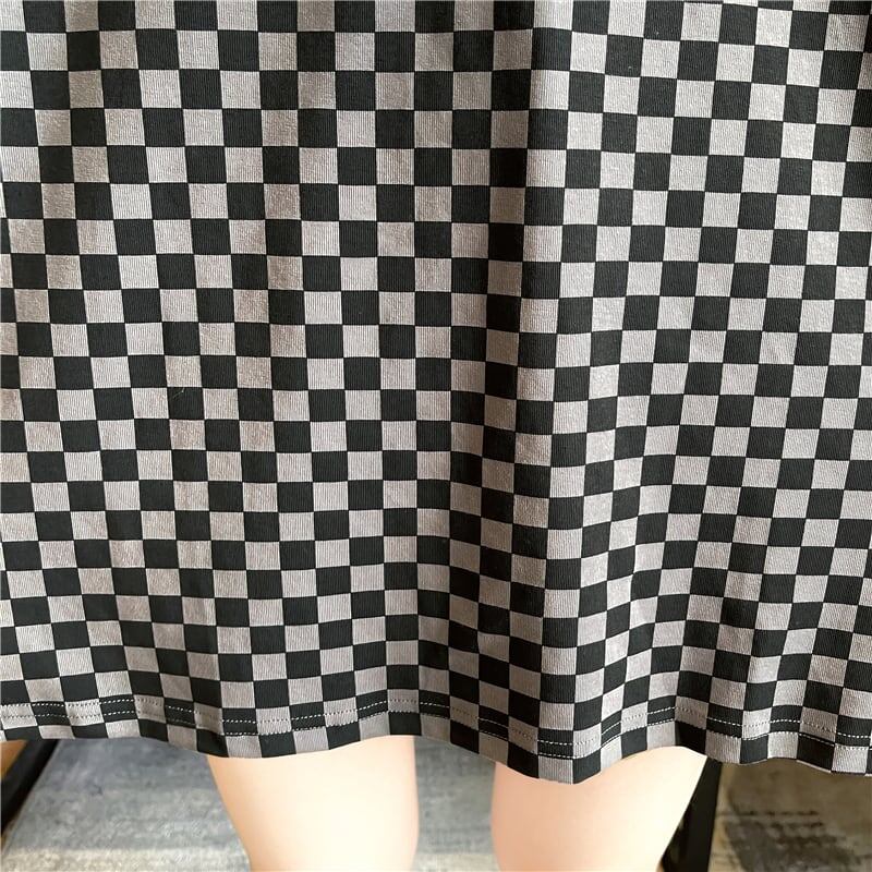ゆったり感アップ 切り替え オシャレ度満点 プリント Tシャツ カットソー<S-3387>
