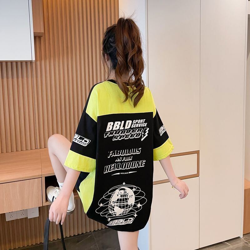 おすすめ 早い者勝ち 絶対流行 カジュアル 2色選択 Tシャツ<S-11582>