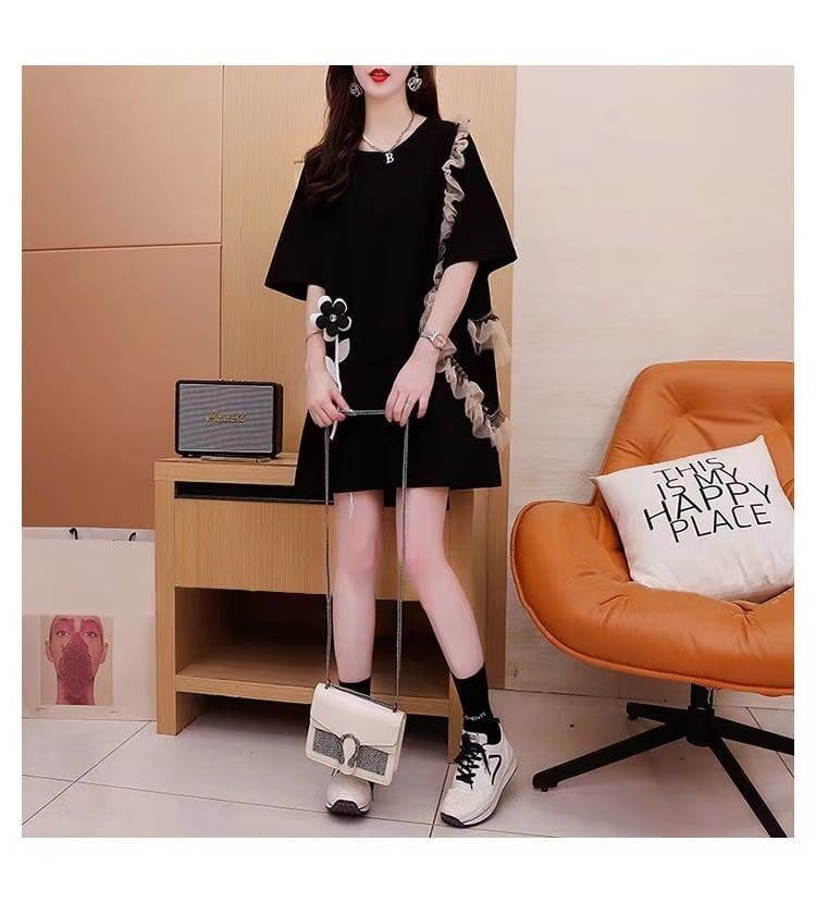 おしゃれ度 ロング アップ Tシャツ <S-2846>