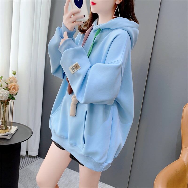 【裏起毛】大人可愛い ファッション パーカー<S-5064>