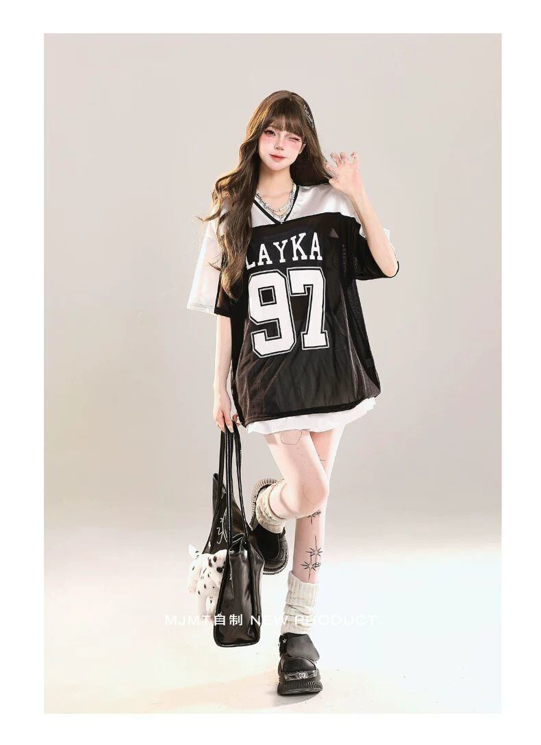 大活躍 売れ筋 話題沸騰中 絶対流行 早い者勝ち カジュアル 2色選択 Tシャツ<S-11217>