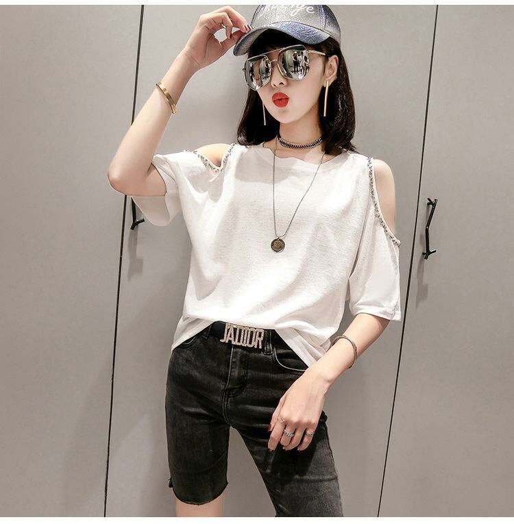絶対欲しい 好感度UP 海外トレンド カジュアル 全3色 半袖 Tシャツ <S-11939>