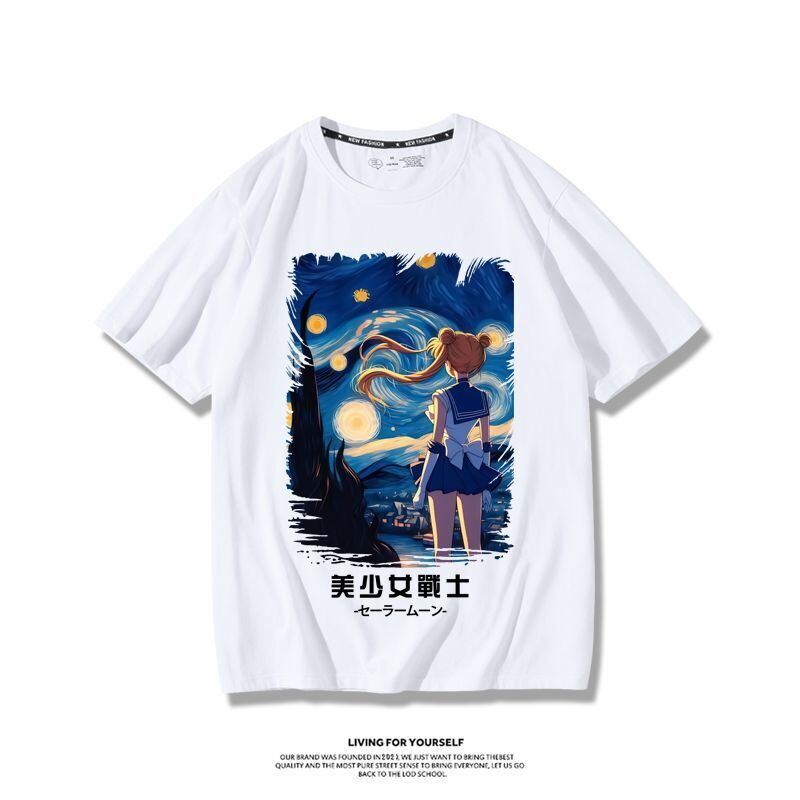 大人可愛い デザイン性抜群 カジュアル 男女兼用 半袖 Tシャツ<S-13042>