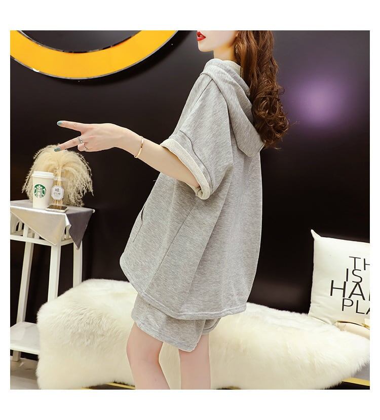 ベストセラーアイテム! ファッション 肌触り抜群 カジュアル 半袖 Tシャツ ショートパンツ セットアップ <S-9109>