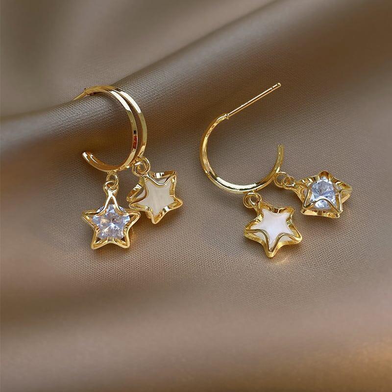 オシャレ度満点 知的で品の良い 個性的なデザイン イアリング アクセサリー<isf-2899>