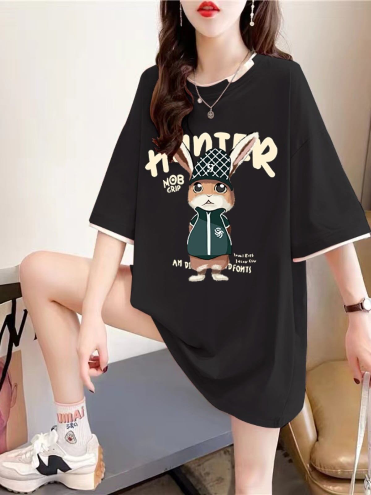 絶対欲しい プリント全4色 着心地抜群 Tシャツ カットソー<S-8701>