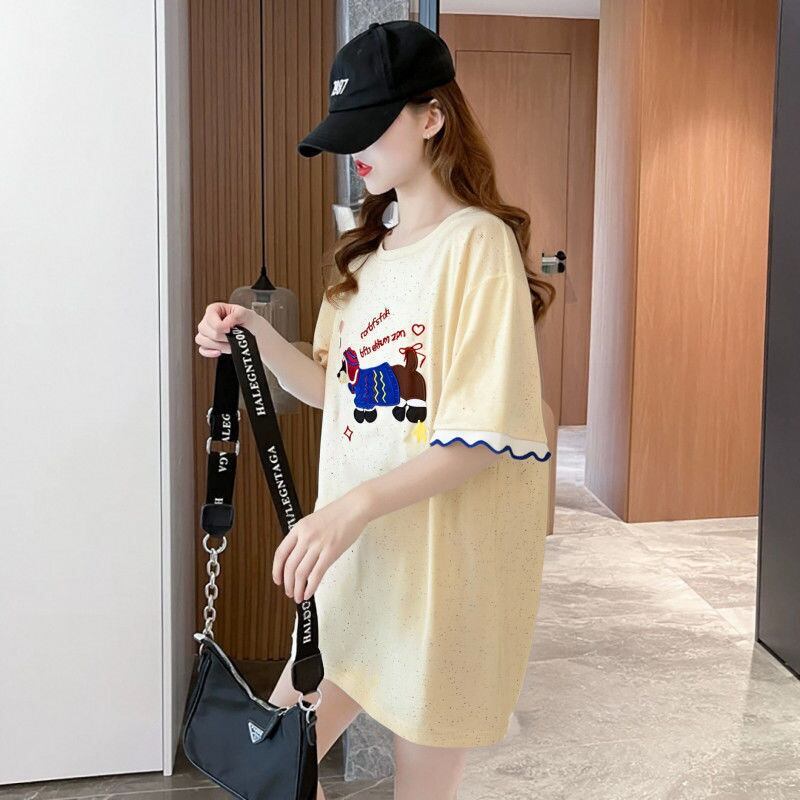 おすすめ 好感度UP 美人度アップ カジュアル 全4色 半袖 Tシャツ <S-11147>
