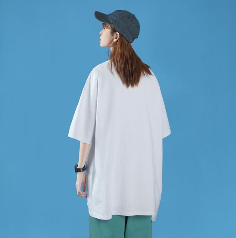 話題沸騰中 ゆったり カジュアル プリント 2色半袖Tシャツ<S-8159>