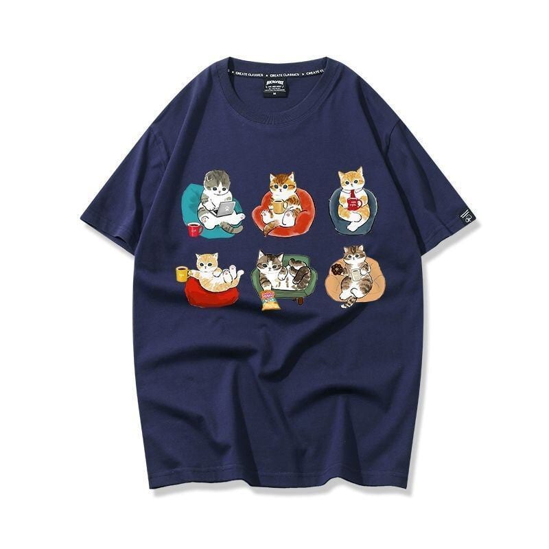 大好評 着心地良い 定番シンプル カジュアル プリント 全8色 半袖Tシャツ<S-9314>