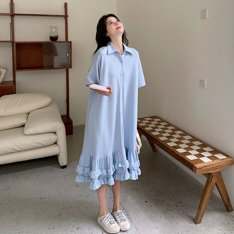 コーデ要らずで抜け感を演出! 切り替え 上品な大人可愛い ワンピース<S-9033>