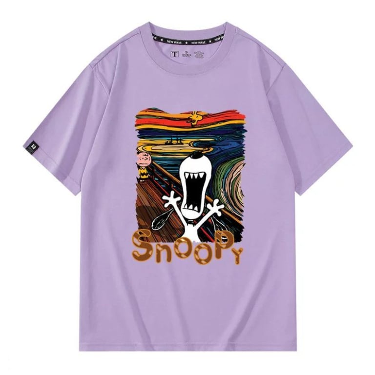 男女兼用 人気 プリント 半袖 Tシャツ <S-13156>