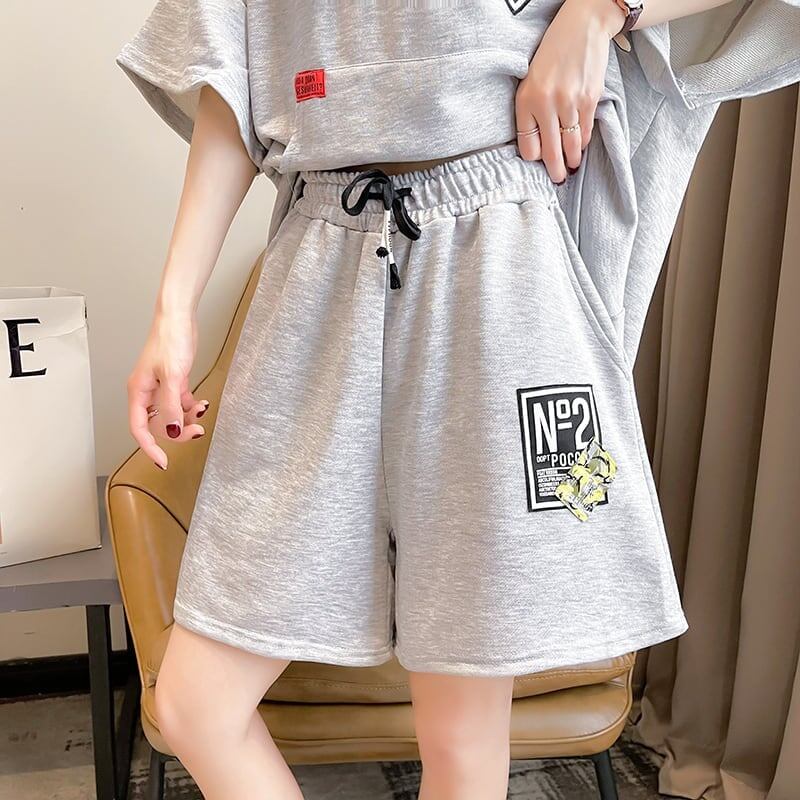 ファッション 切り替え 清涼感たっぷり ブラウス+パンツ セットアップ<S-3144>