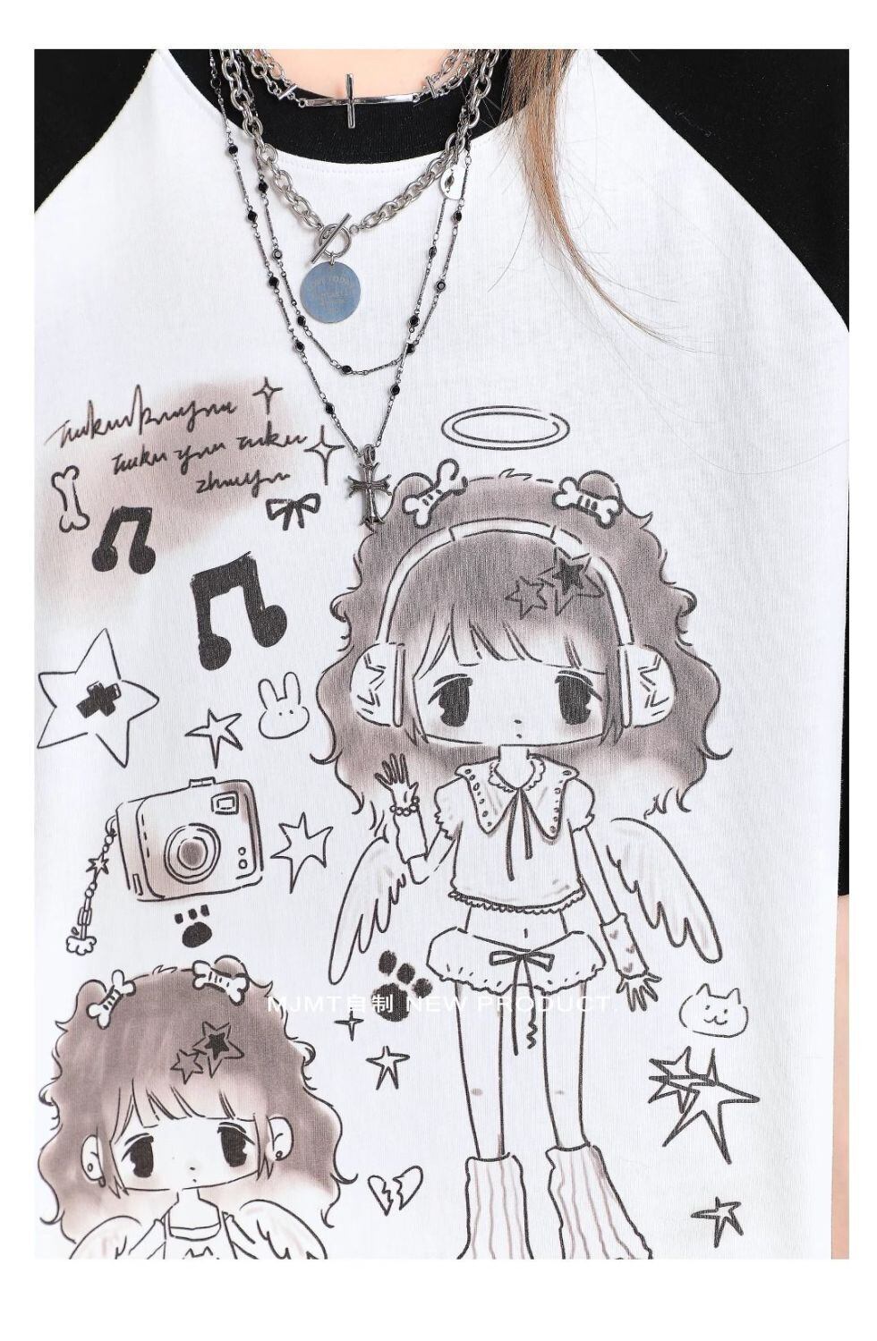 絶対欲しい 売れ筋 話題沸騰中 絶対流行 早い者勝ち カジュアル 2色選択 Tシャツ<S-11278>