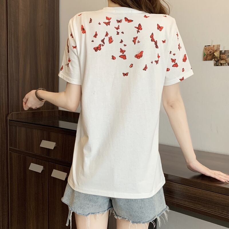 オシャレ度満点 着心地抜群 <S-4446> Tシャツ<S-8211>