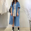レトロ ルーズ オシャレ度満点 切り替え ワンピース＜S-3286＞