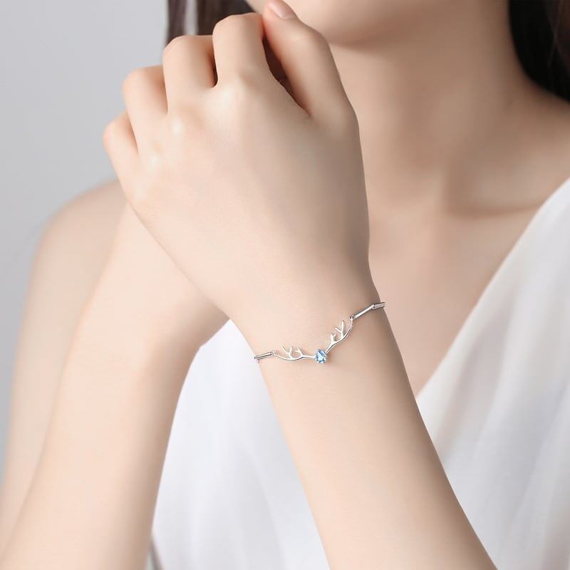 鹿角チェーンブレスレット  〈 S-139〉
