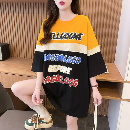 キュート 早い者勝ち 絶対流行 カジュアル 2色選択 Tシャツ<S-11134>