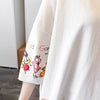 個性的なデザイン 切り替え 一目惚れ プリント Tシャツ カットソー＜S-3620＞