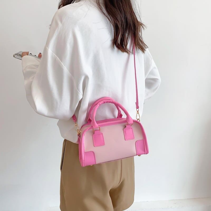 オシャレ度満点 ショルダーバッグ シンプル メッセンジャーバッグ＜S-3783＞