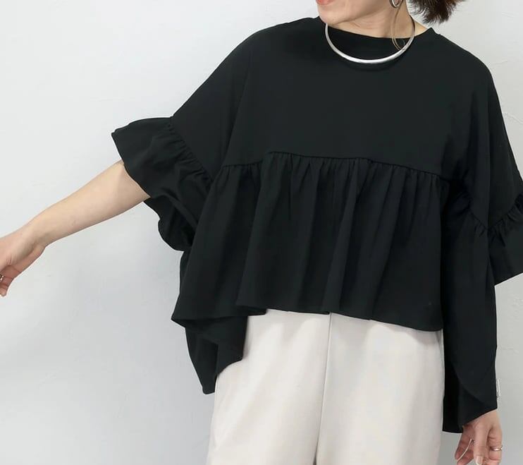 超人気 ファッション ゆったり感アップ Tシャツ カットソー＜S-8372＞
