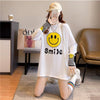 個性的なデザイン 切り替え 一目惚れ プリント Tシャツ カットソー＜S-3657＞