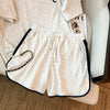 ファッション 切り替え 美人度アップ Tシャツ＋ショートパンツ セットアップ＜S-3527＞
