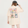 体型カバー シンプル カジュアル Tシャツ S-13239