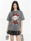 大人可愛い ゆったり シンプル カジュアル Tシャツ S-13287