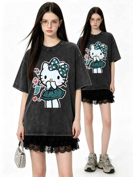新作 シンプル プリント カジュアル Tシャツ S-13294