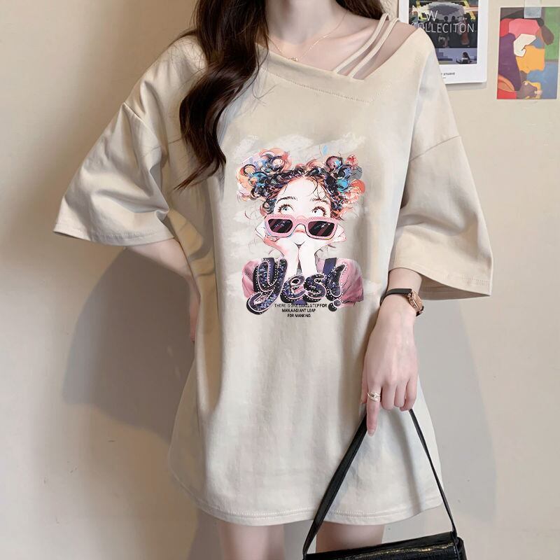 美人度アップ カジュアル キュート 全3色 半袖Tシャツ カットソー ＜S-8613＞