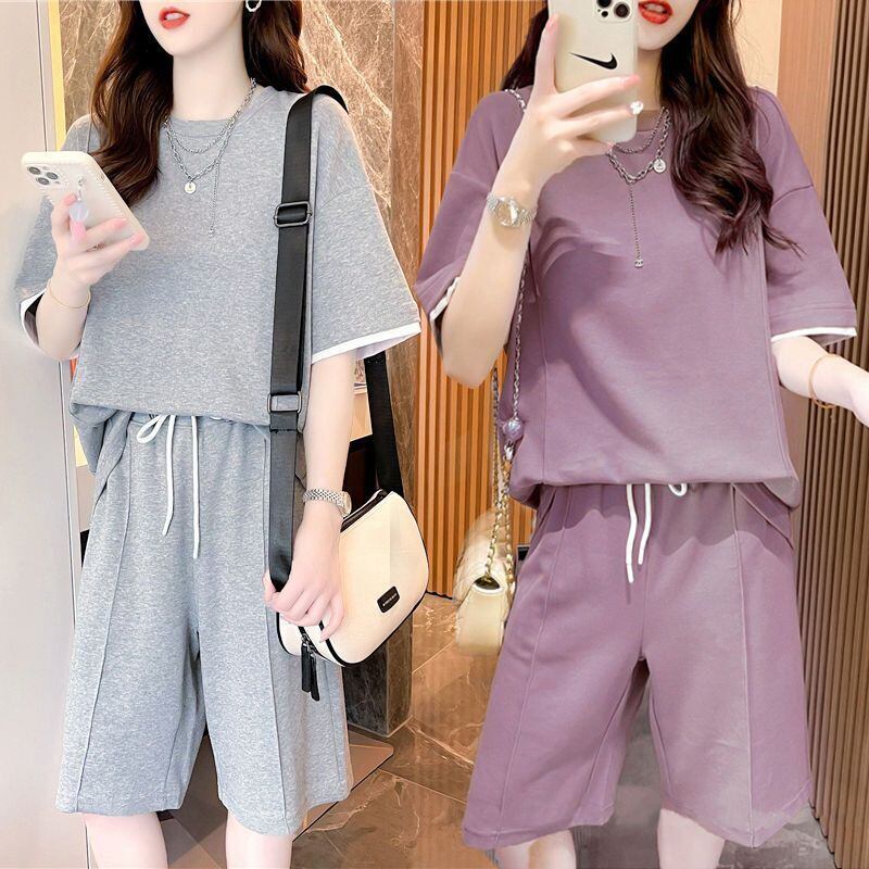 定番シンプル 半袖Ｔシャツⅹパンツセット全4色 カジュアル <S-8732>