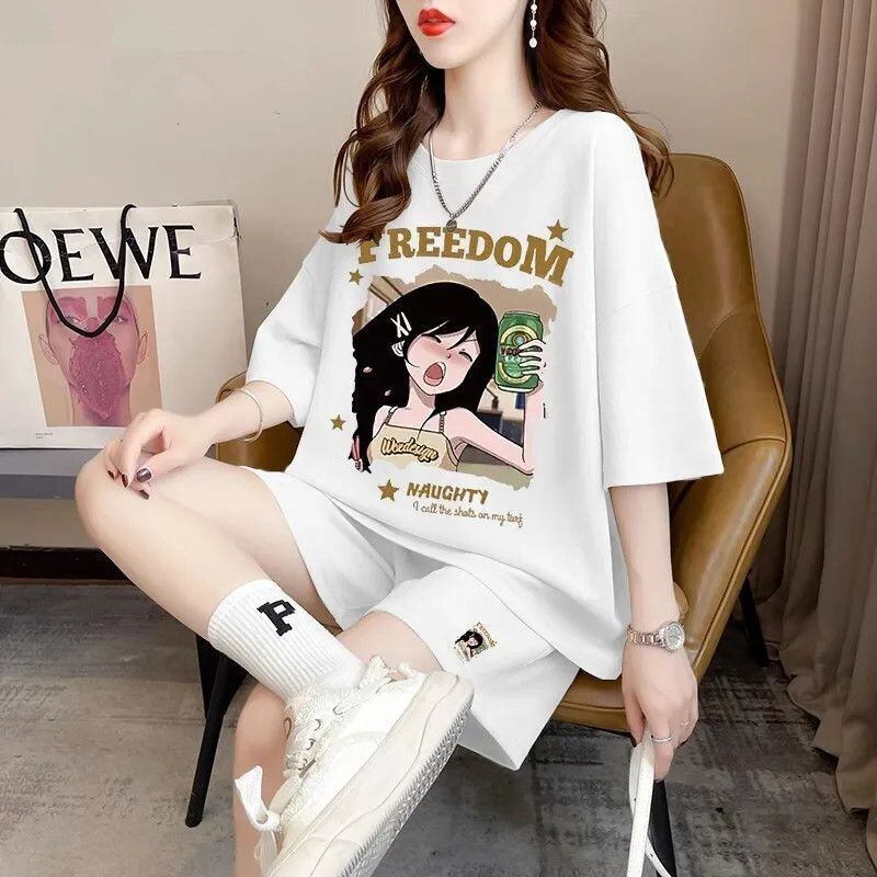 超人気 真夏も快適 話題沸騰中 カジュアル 全4色 半袖 Tシャツ ショートパンツ セットアップ ＜S-9129＞