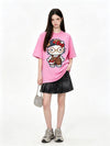 大人可愛い ゆったり シンプル カジュアル Tシャツ S-13287