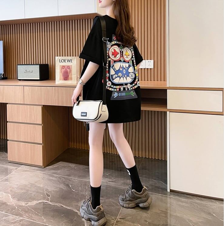 パーソナライズされたプリント半袖Tシャツ<S-5036>
