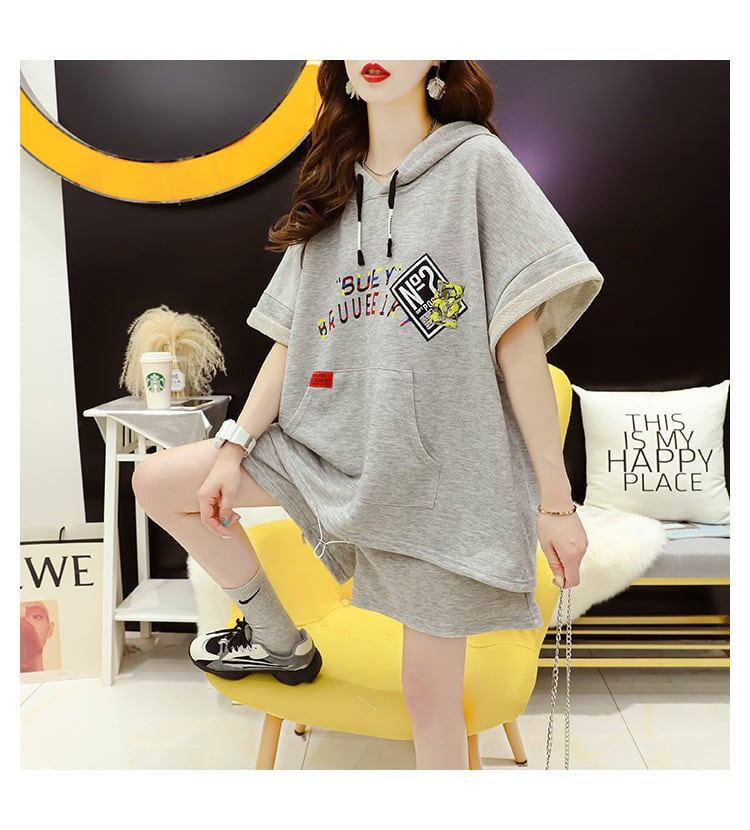 ベストセラーアイテム！ ファッション 肌触り抜群 カジュアル 半袖 Tシャツ ショートパンツ セットアップ ＜S-9109＞