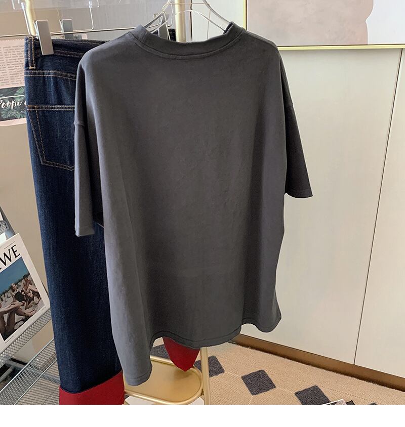 おすすめ 着心地良い ファッション感満々 プリント 半袖 Tシャツ <S-9127>