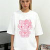 ゆったり 体型カバー ファッショ 半袖  Tシャツ S-13228