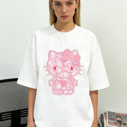 ゆったり 体型カバー ファッショ 半袖  Tシャツ S-13228