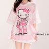メッシュ オーバーサイズ 可愛い 半袖  Tシャツ S-13214