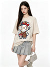 大人可愛い ゆったり シンプル カジュアル Tシャツ S-13287