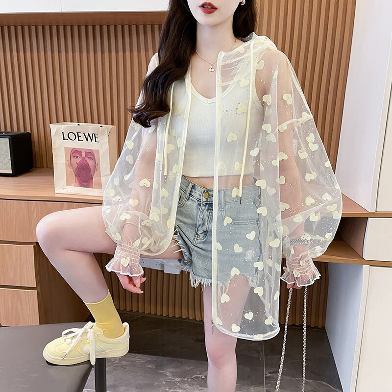 女子マスト 売れ切れ必至 着?せ シンプル 透け感 シャツ ＜S-11921＞
