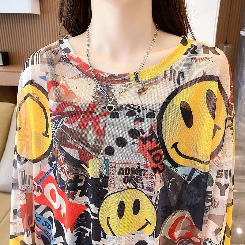 【半額セール！】 大人可愛い 売り切れ必至 元気いっぱい チュール 花柄 Tシャツ<S-4929>