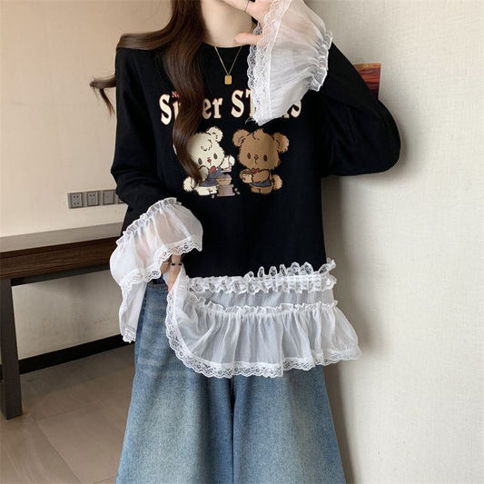 絶対欲しい 気いっぱい 元主役級 好感度UP 全2色 スウェット<S-10781>