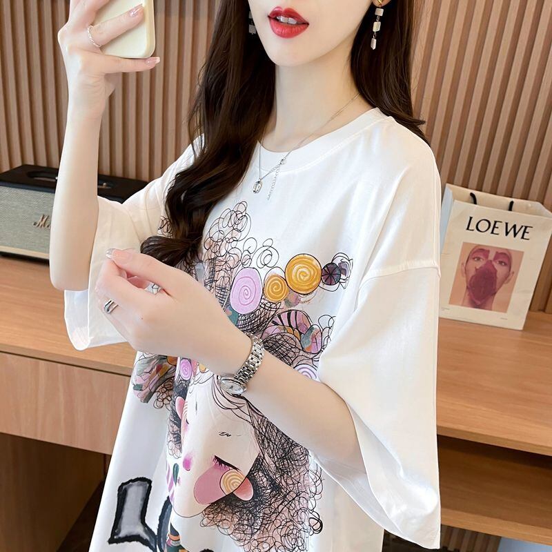 新商品 ファッション 個性派 プリント全3色 半袖Tシャツ カットソー ＜S-8604＞